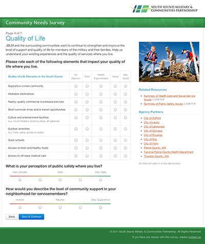 JBLM Community Survey Page 4